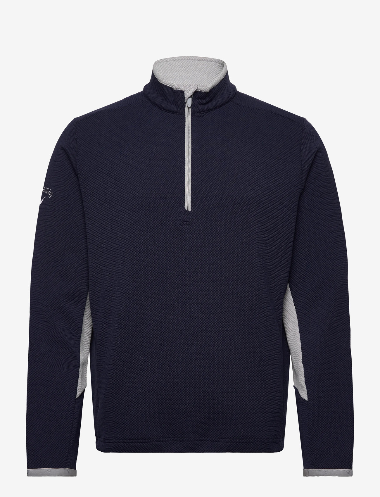 Callaway - Blocked LS 1/4 Zip Pullover - sweatshirts - peacoat - 1