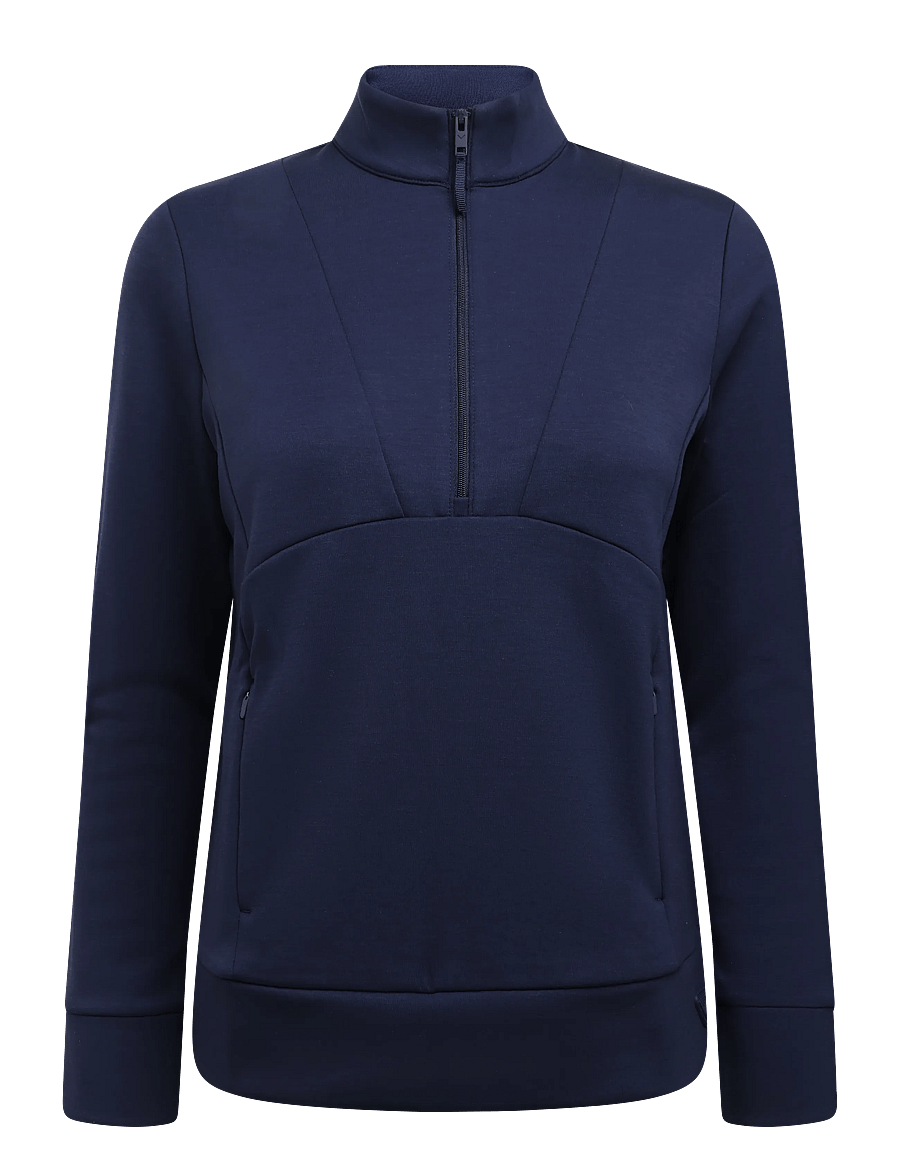 Callaway - 1/2 Zip Soft Touch Pullover - sweatshirts - peacoat - 0