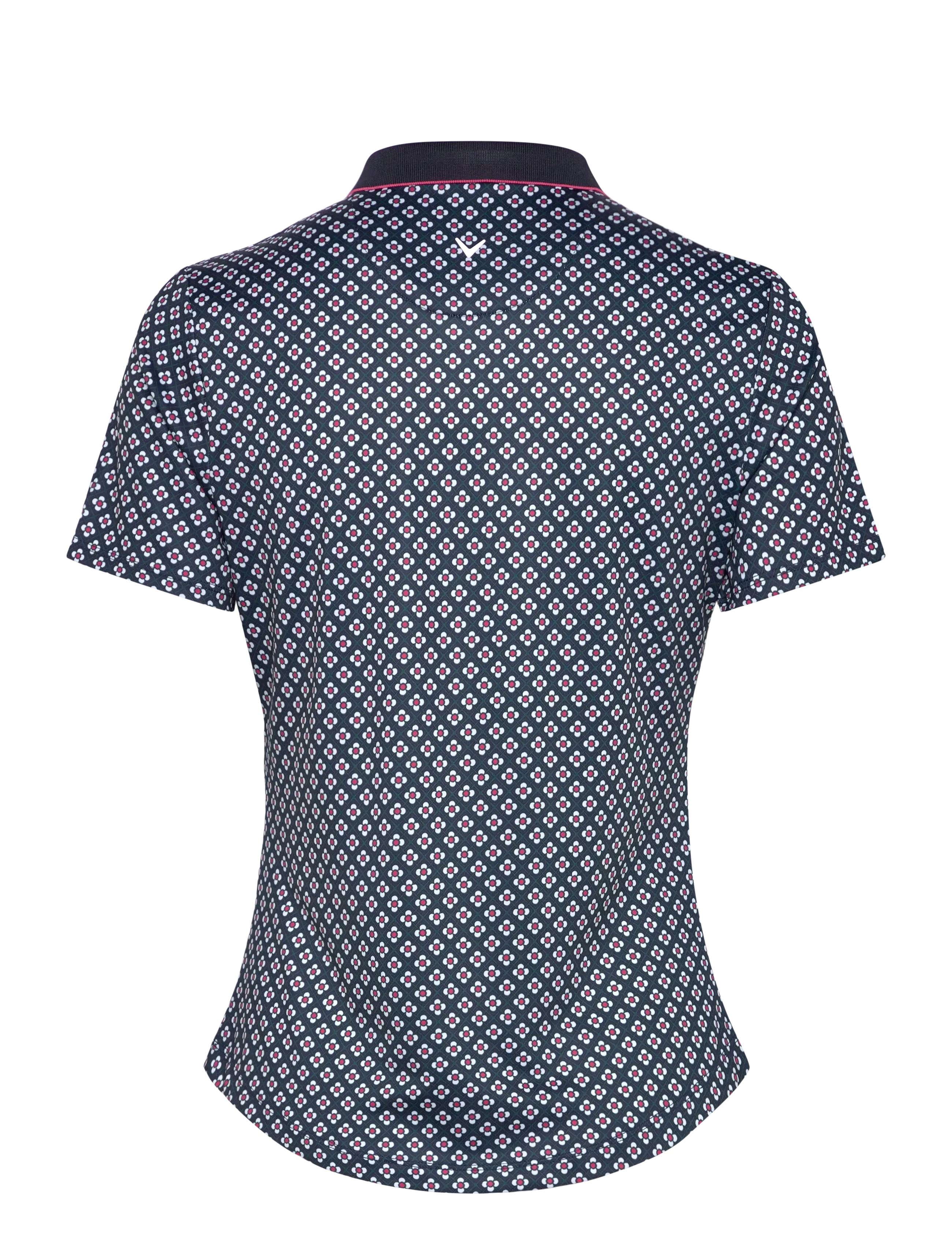 Callaway - Mini Geo Floral Polo - alussärgid ja t-särgid - peacoat - 2