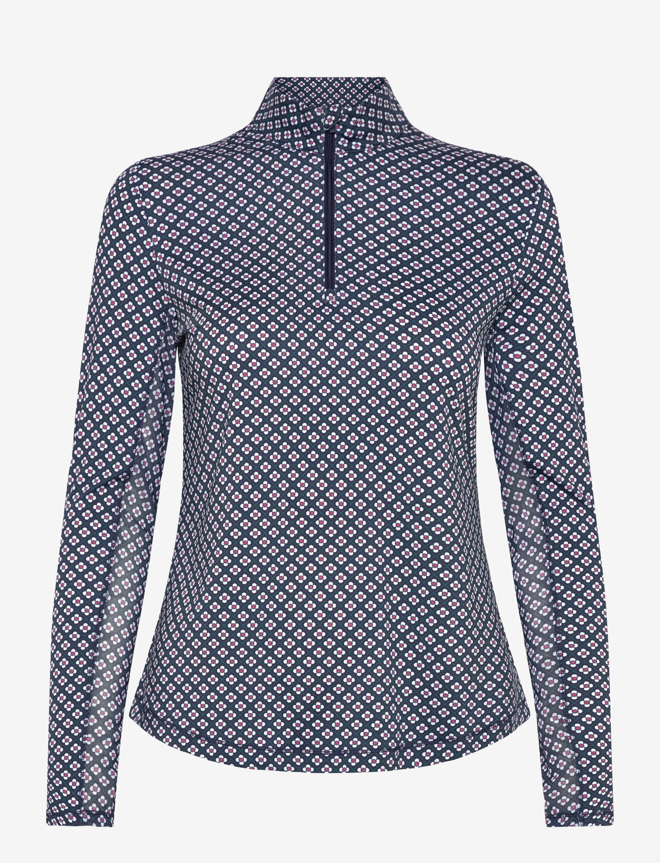 Callaway - Mini Geo Sun Protection - langærmede t-shirts - peacoat - 1