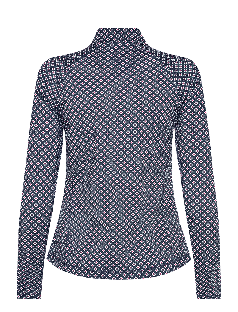 Callaway - Mini Geo Sun Protection - langærmede t-shirts - peacoat - 2