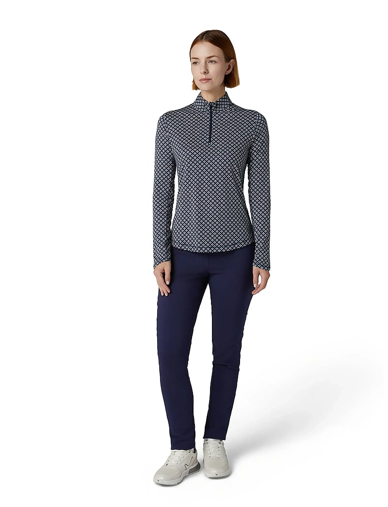 Callaway - Mini Geo Sun Protection - langærmede t-shirts - peacoat - 0