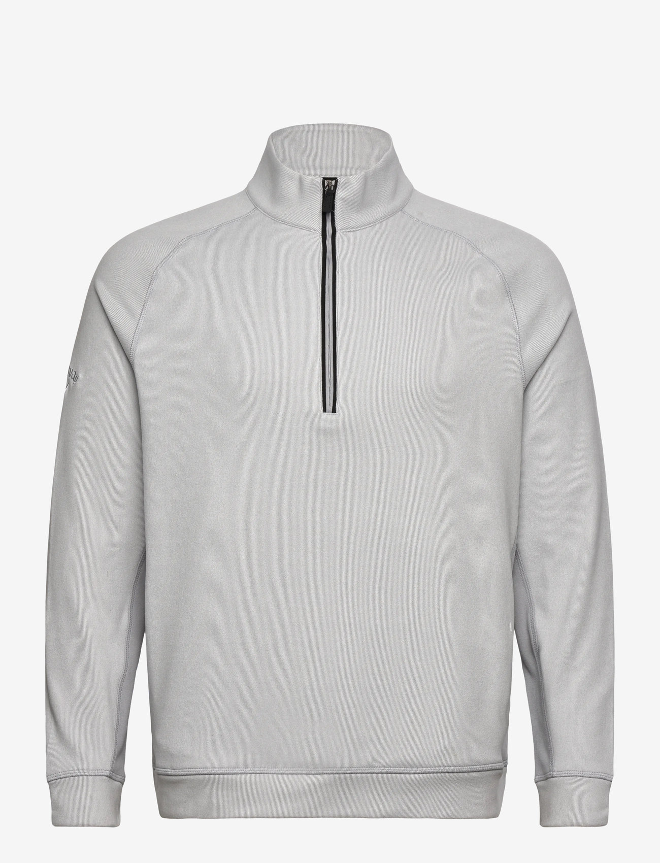 Callaway - Brushed Rib 1/4 Zip Pullover - mænd - concrete htr - 1
