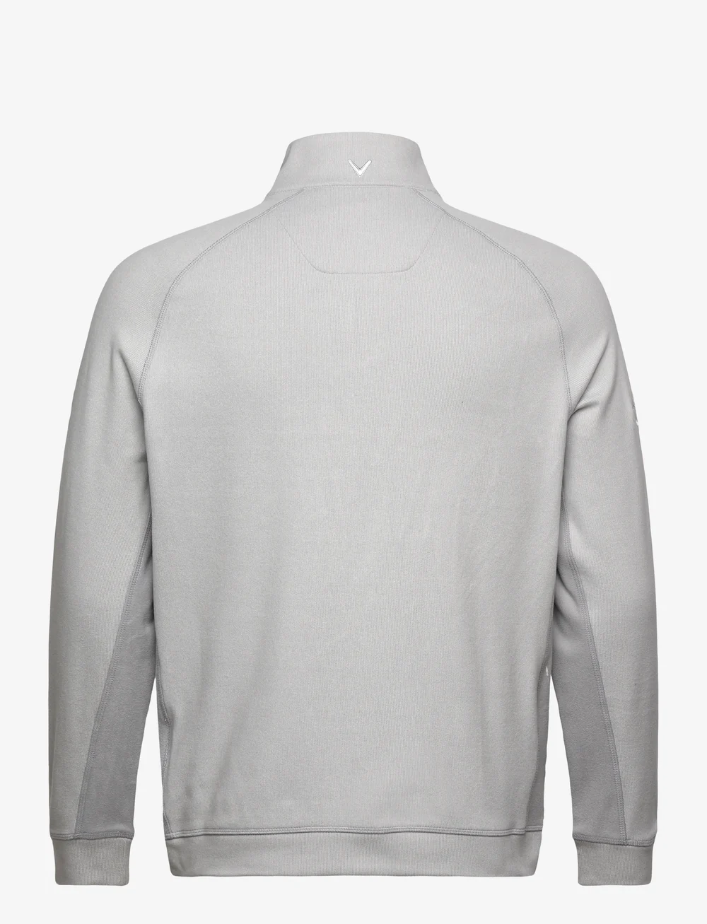 Callaway - Brushed Rib 1/4 Zip Pullover - oberteile - concrete htr - 2