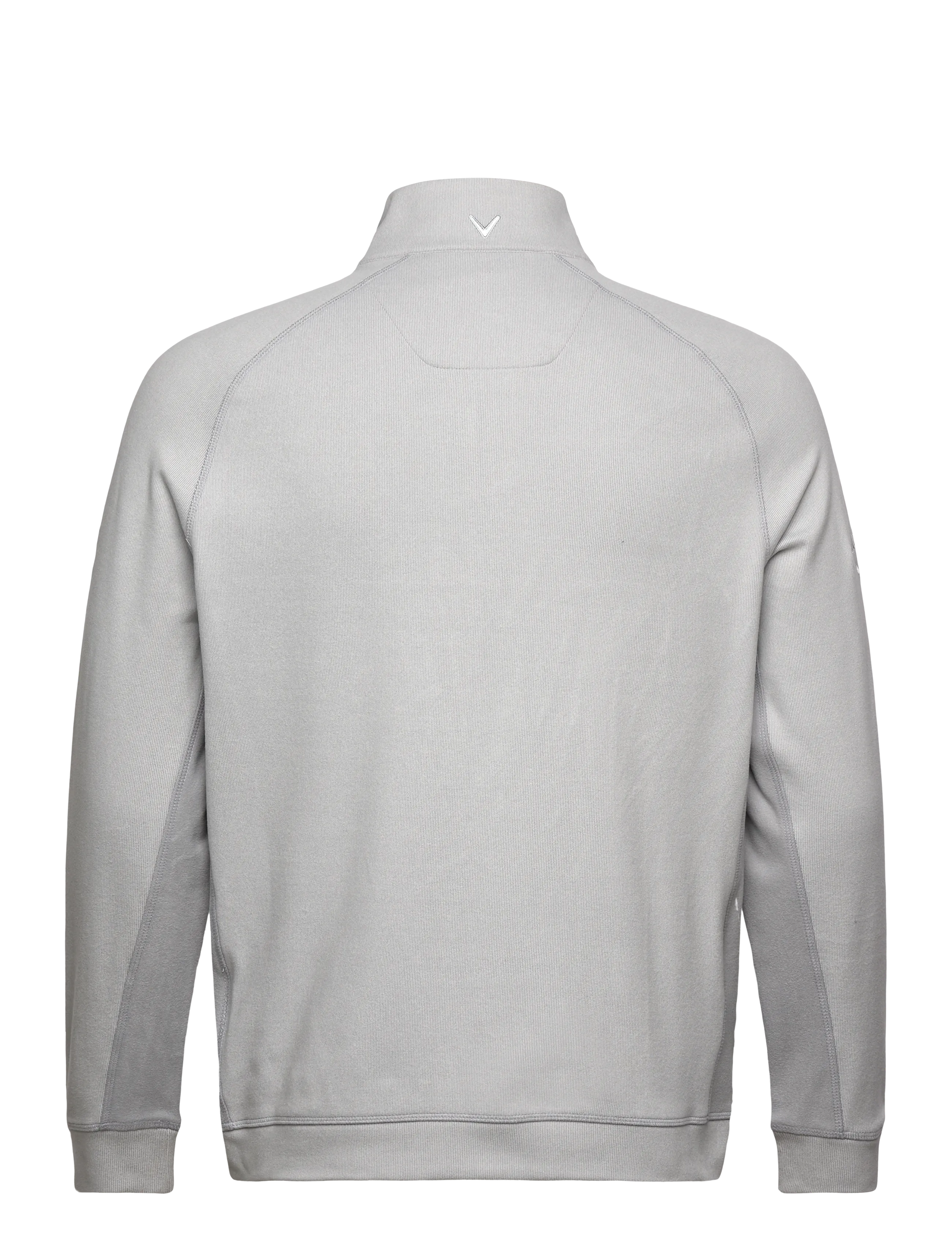 Callaway - Brushed Rib 1/4 Zip Pullover - concrete htr - 2