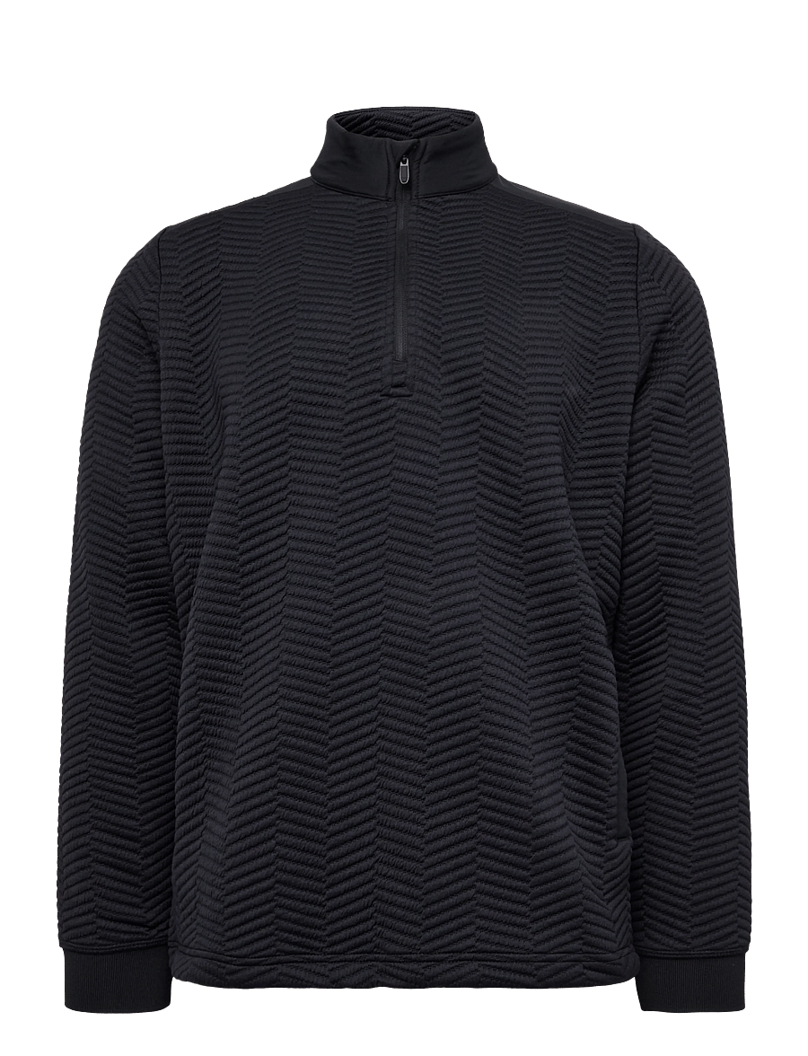 Callaway - MID LAYER CHEV PULLOVER - kampsunid ja vahekihid - caviar - 0