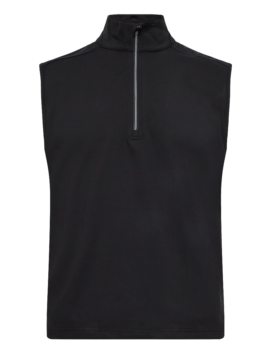Callaway - LIGHTWEIGHT 1/4 ZIP VEST - outdoor - caviar - 0