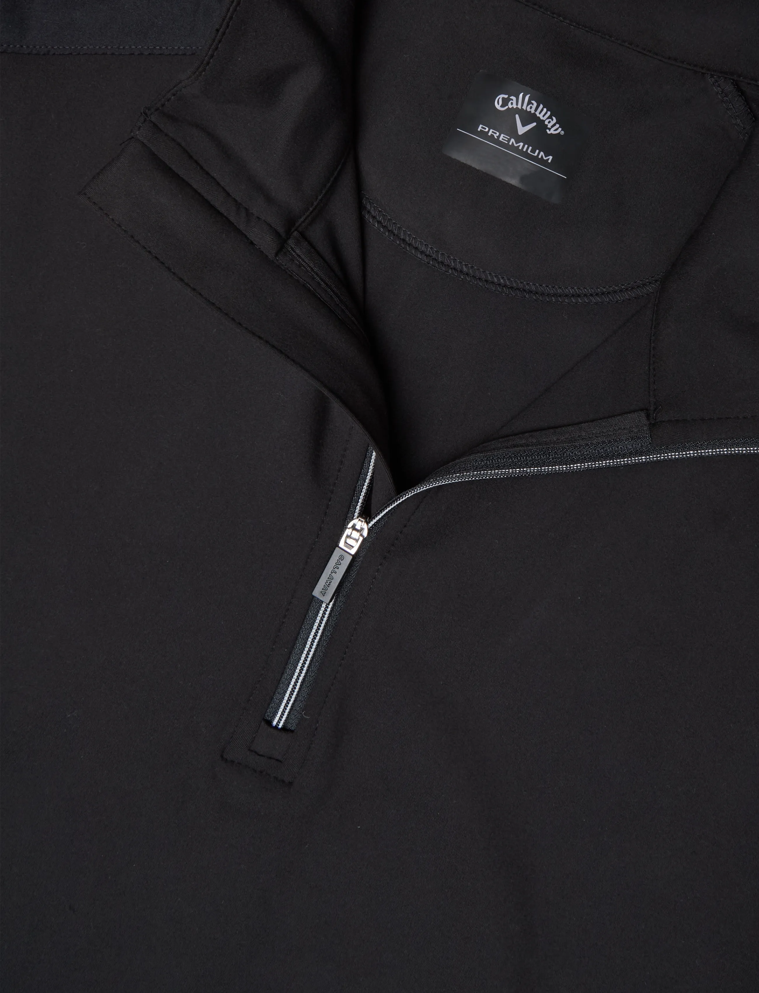 Callaway - LIGHTWEIGHT 1/4 ZIP VEST - outdoor - caviar - 2