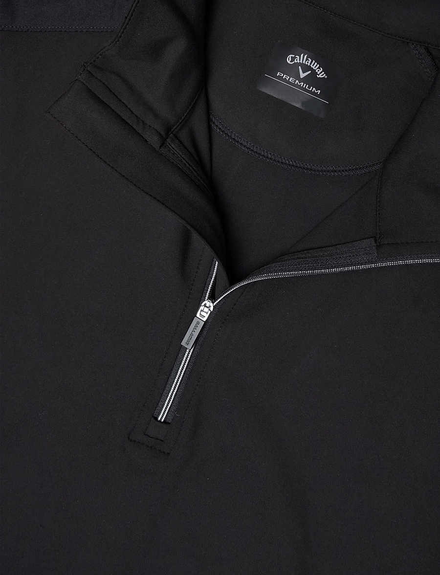 Callaway - LIGHTWEIGHT 1/4 ZIP VEST - outdoor - caviar - 2