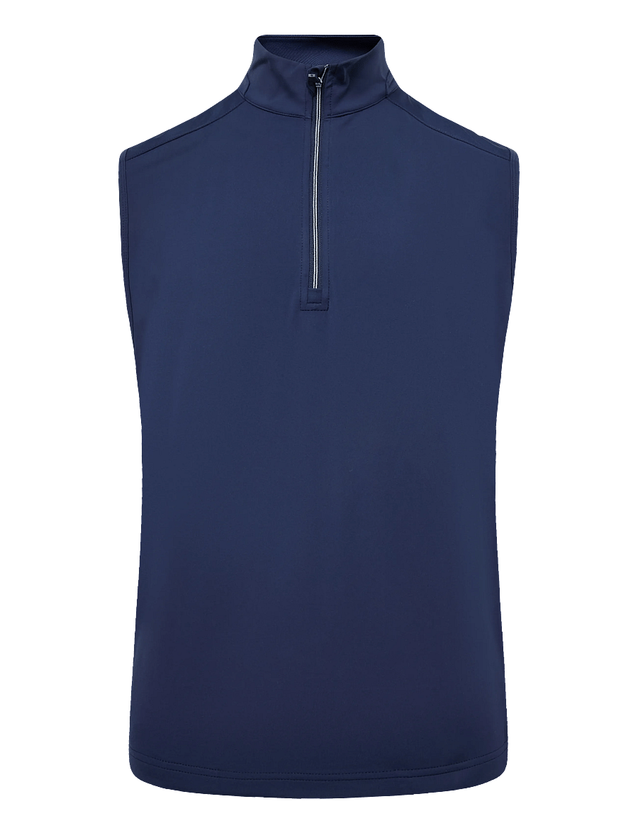 Callaway - LIGHTWEIGHT 1/4 ZIP VEST - outdoor - peacoat - 0