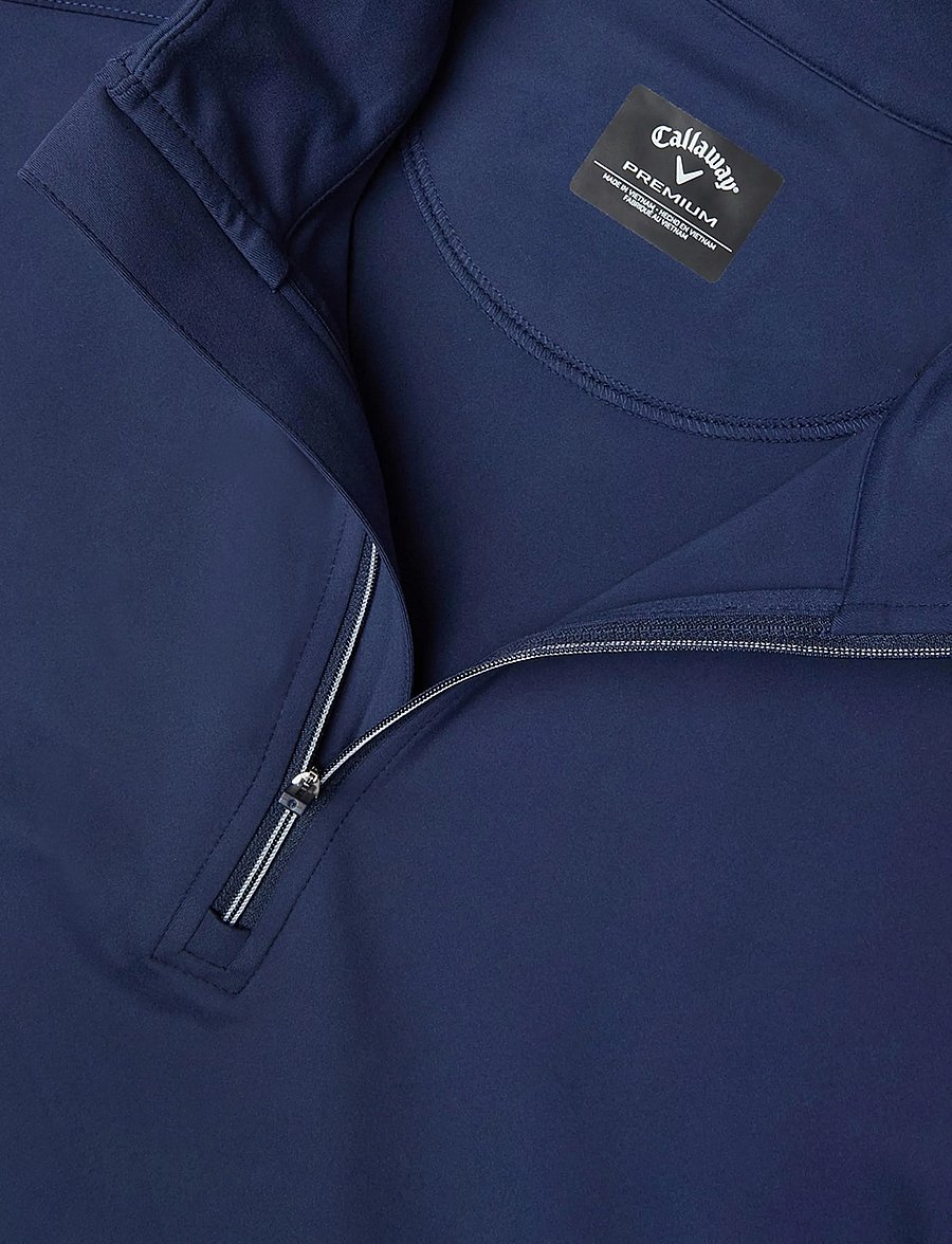 Callaway - LIGHTWEIGHT 1/4 ZIP VEST - outdoor - peacoat - 2
