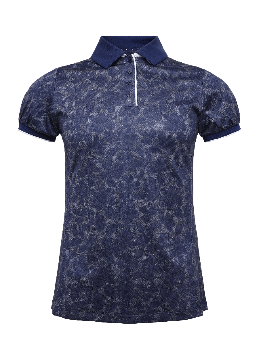 Callaway - Women's Printed Golf Polo - blue depths - 0