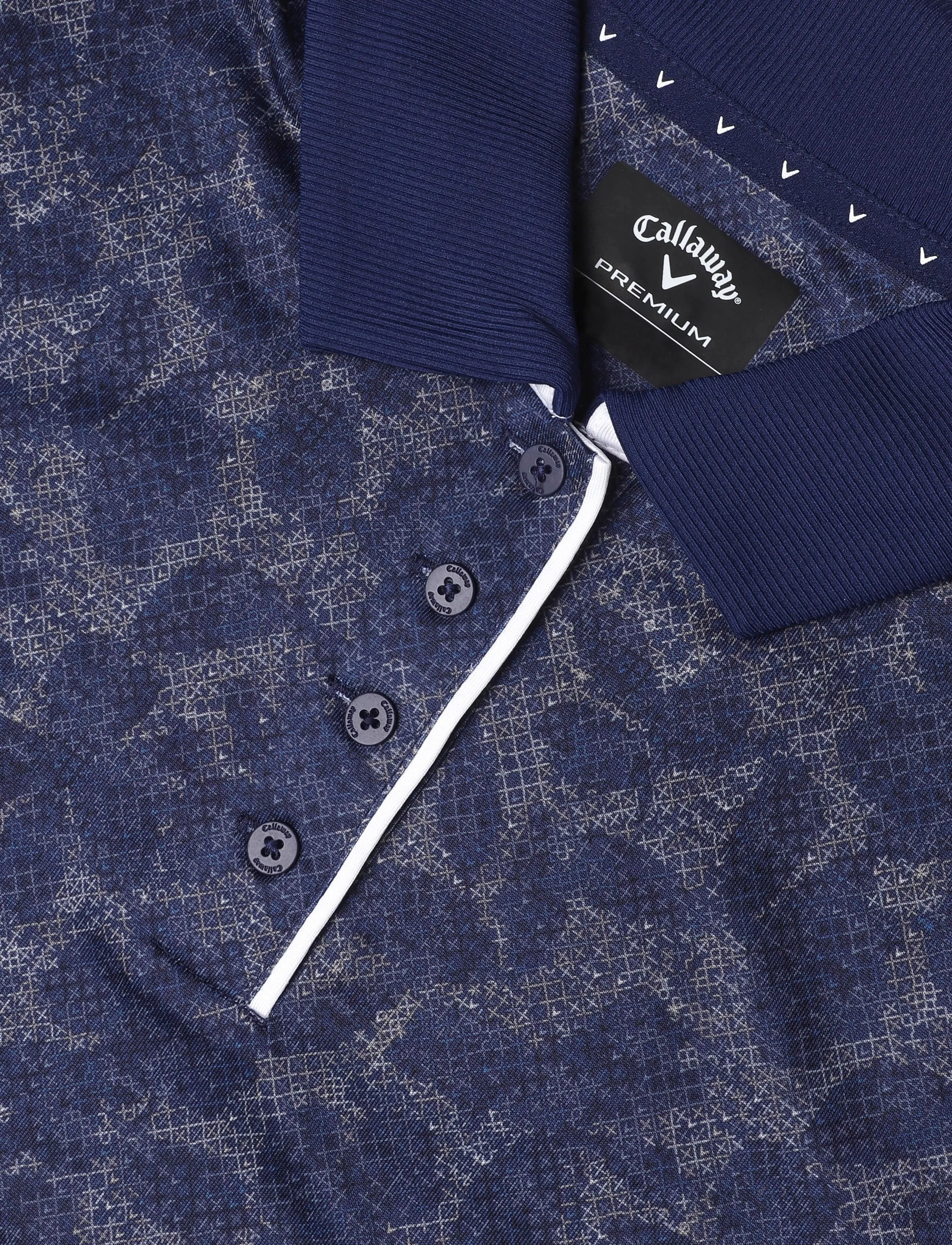 Callaway - Women's Printed Golf Polo - blue depths - 2