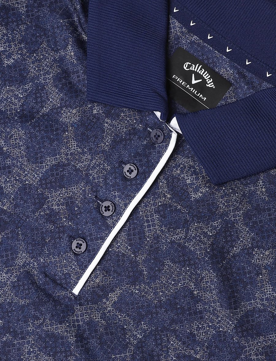 Callaway - Women's Printed Golf Polo - blue depths - 2