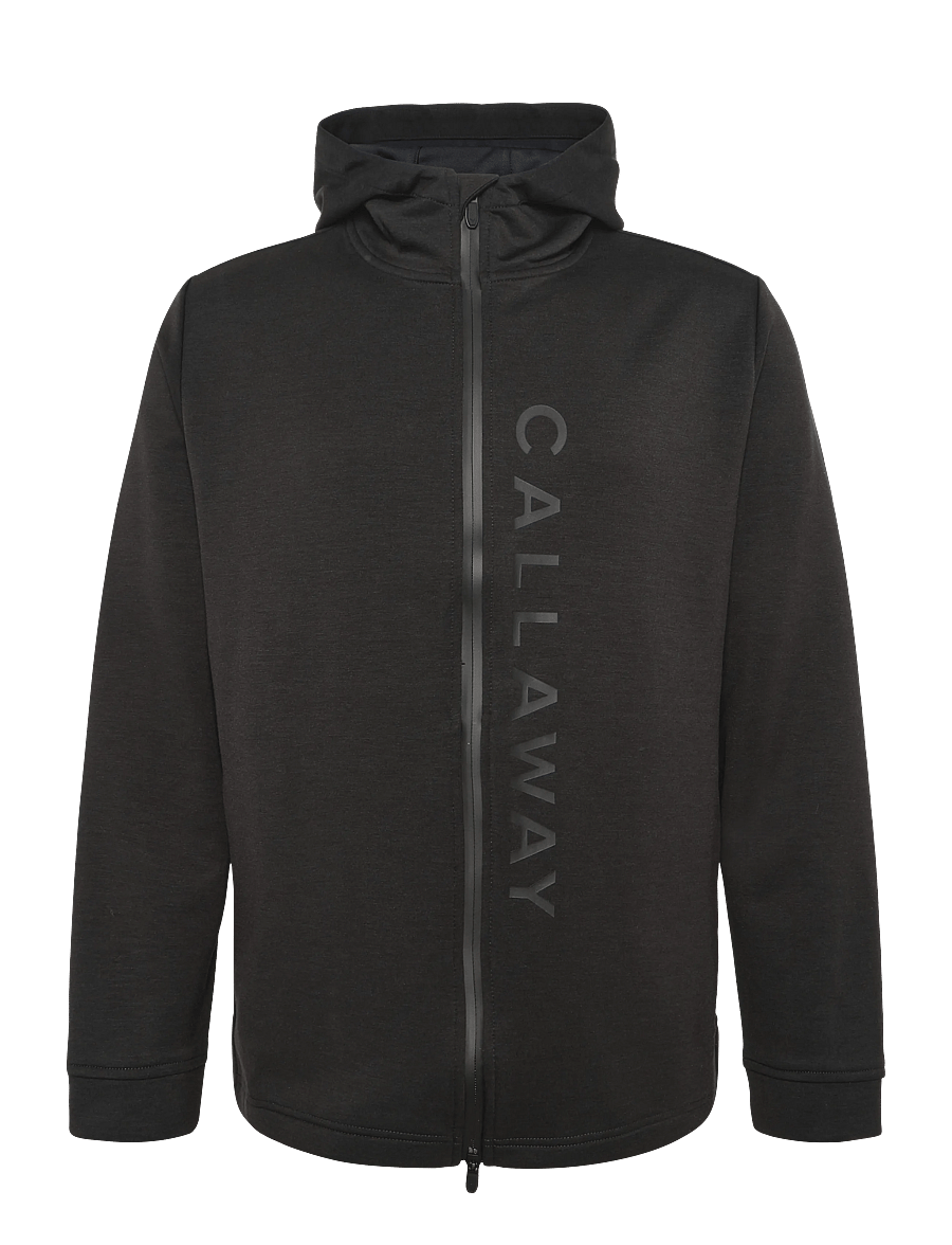 Callaway - LYOCELL HOODIE - sweatshirts - black heather - 0