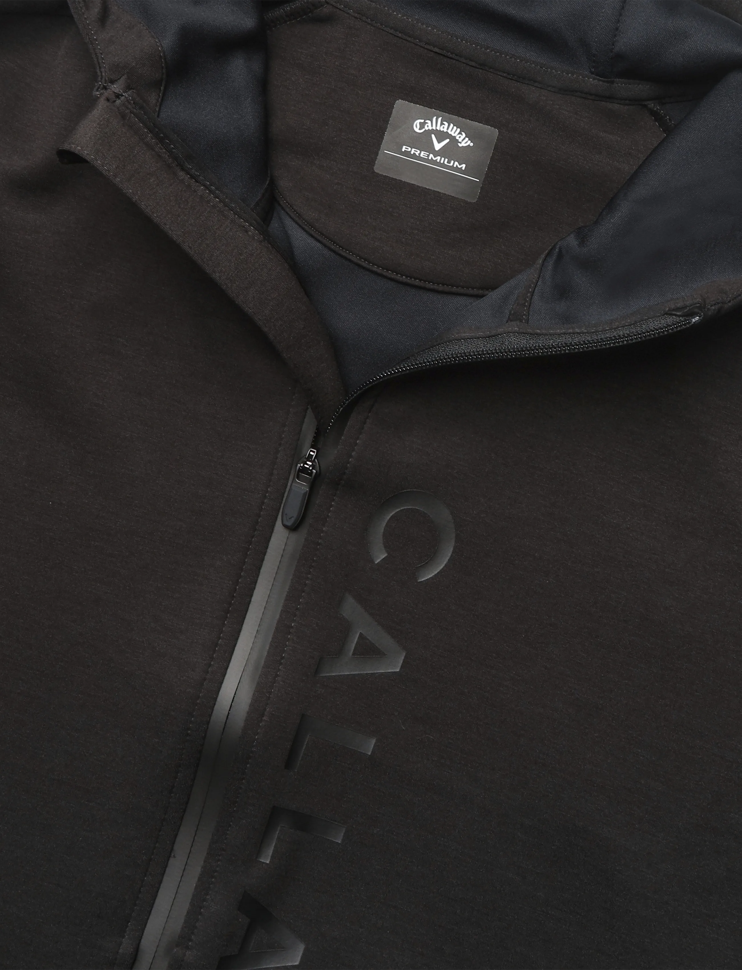 Callaway - LYOCELL HOODIE - sweatshirts - black heather - 2