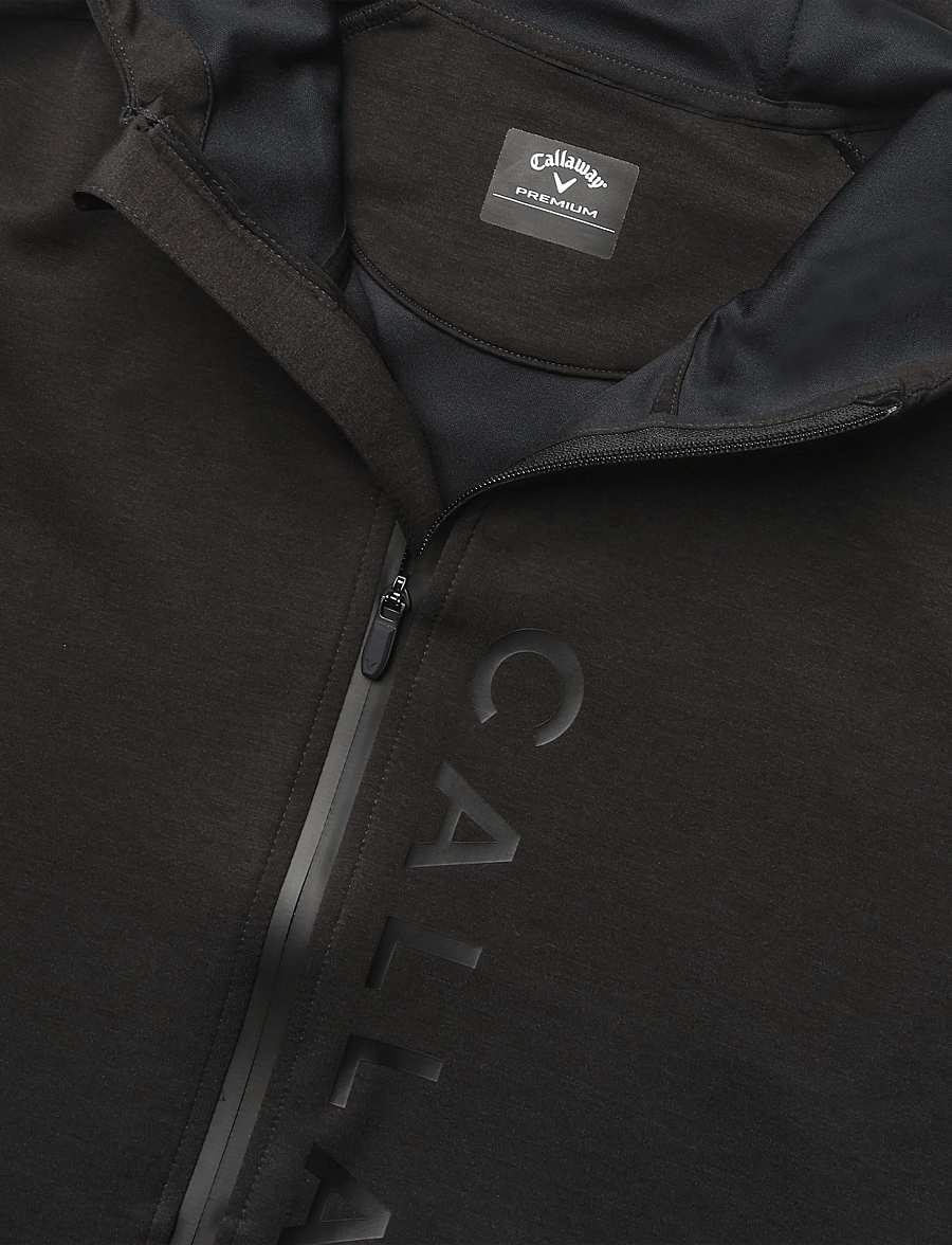Callaway - LYOCELL HOODIE - sweatshirts - black heather - 2