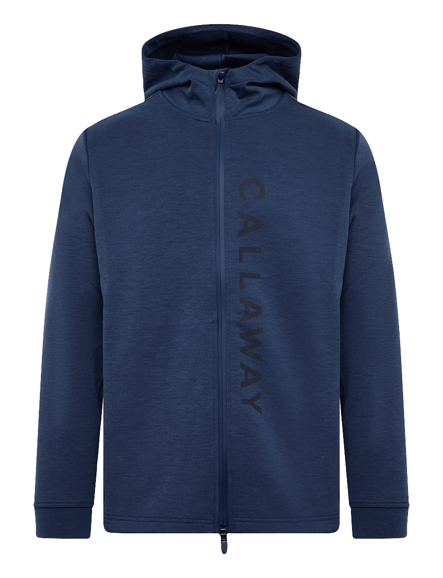 Callaway - LYOCELL HOODIE - sweatshirts - peacoat heather - 0