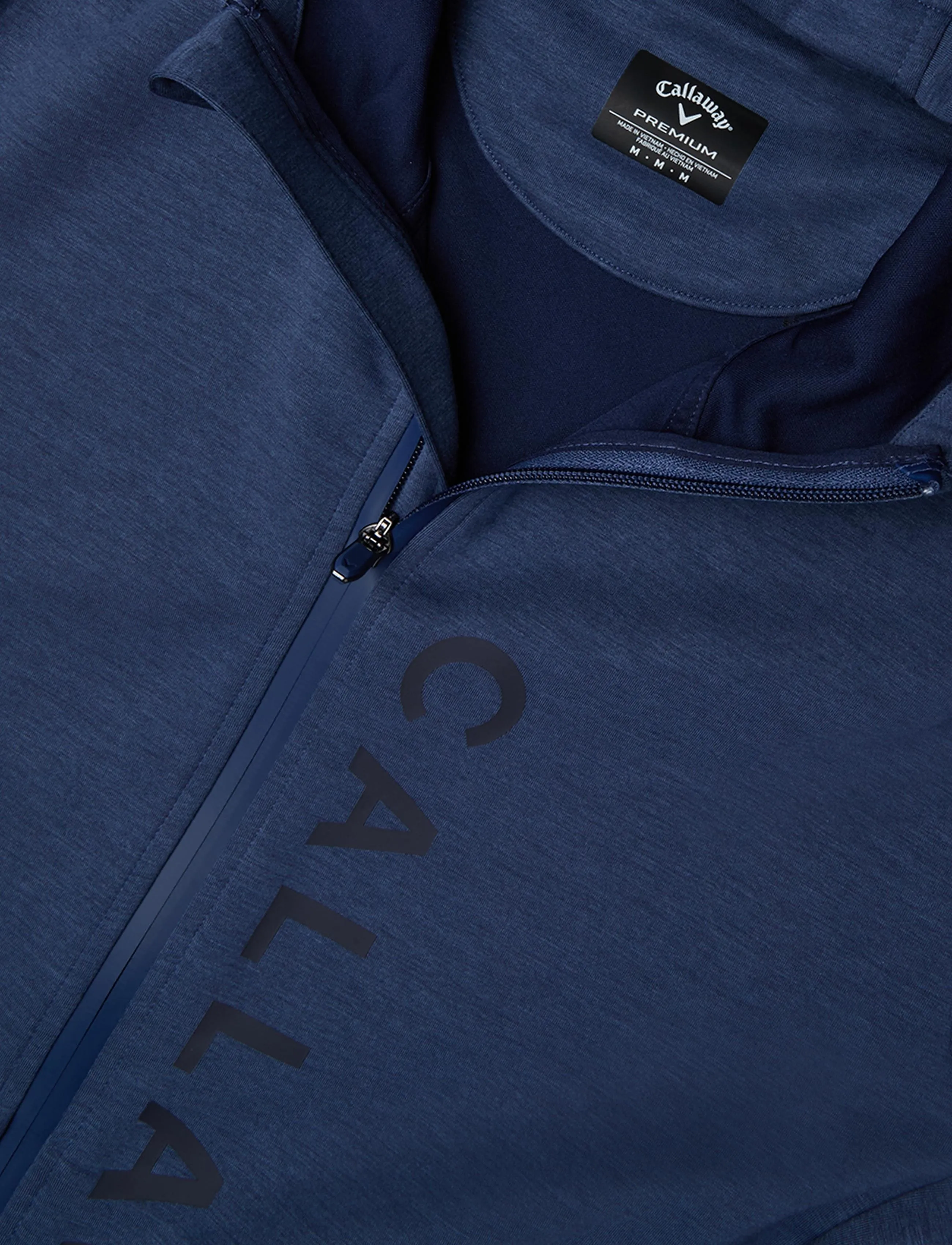 Callaway - LYOCELL HOODIE - sweatshirts - peacoat heather - 2