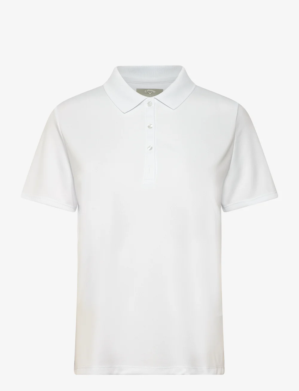 Callaway - SS ESS SOLID SWING TECH POLO - oberteile & t-shirts - brilliant white - 1