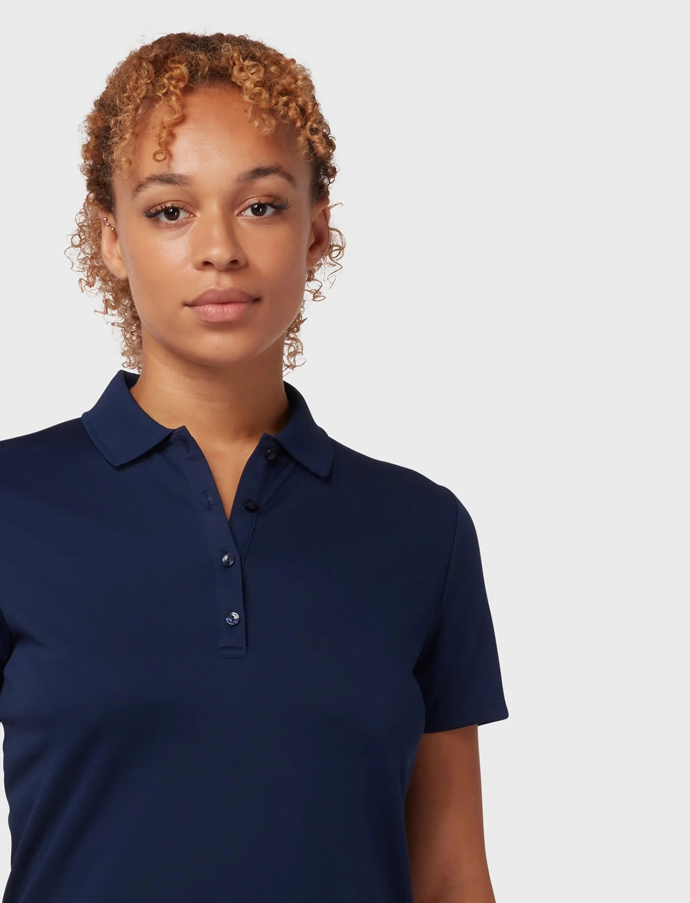 Callaway - SS ESS SOLID SWING TECH POLO - peacoat - 4