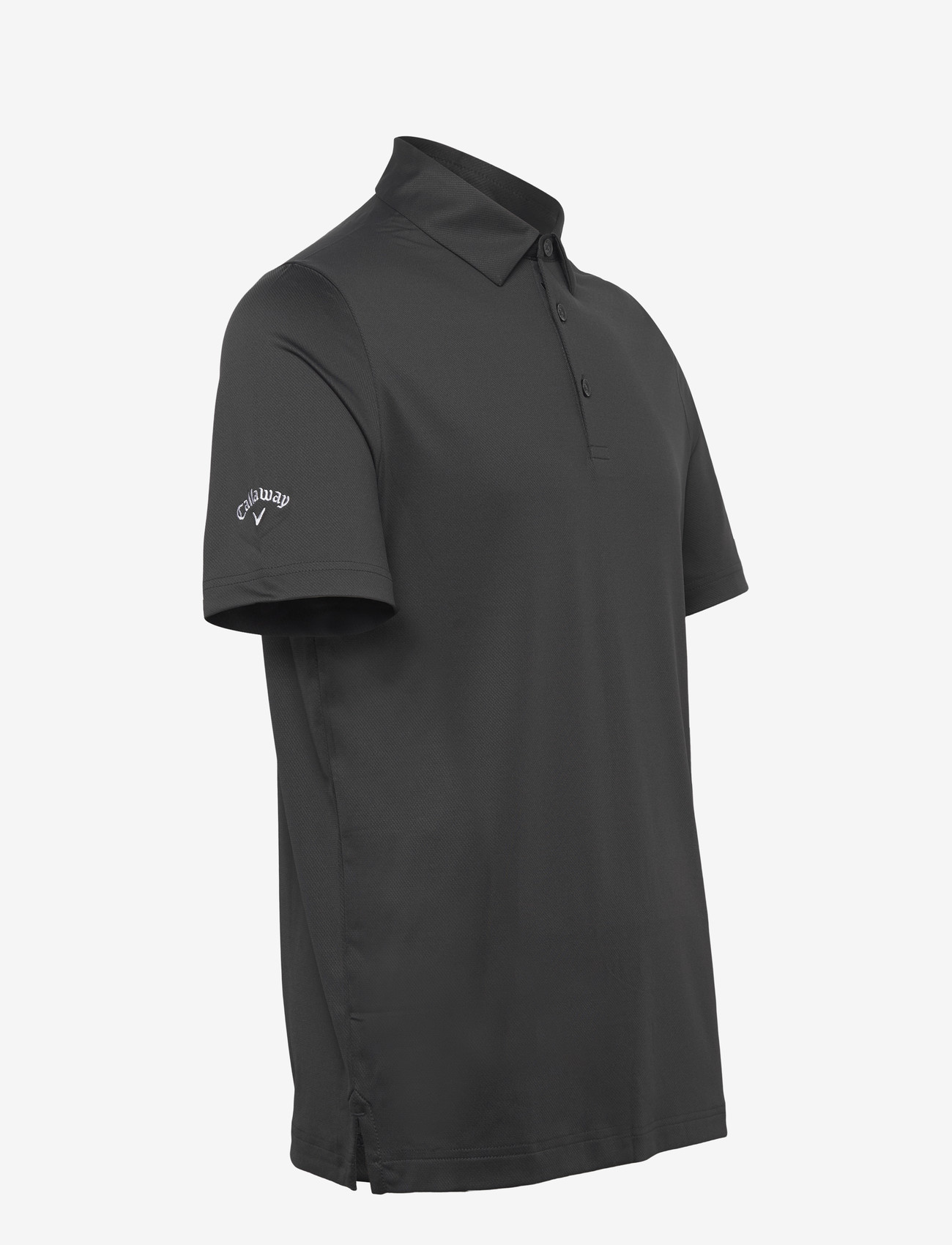Callaway - Swingtech solid polo - short-sleeved polos - asphalt - 2