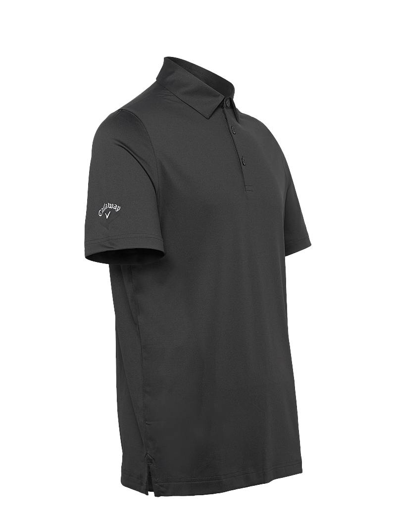 Callaway - Swingtech solid polo - toppar & t-shirts - asphalt - 2
