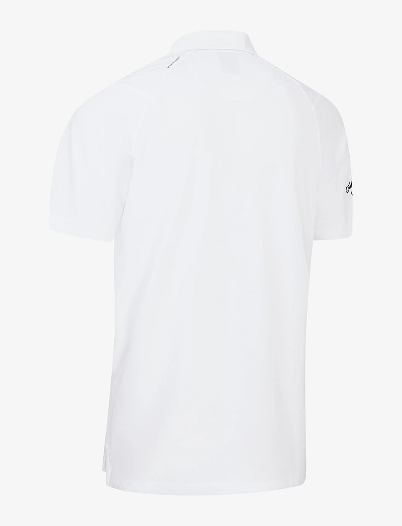 Callaway - Swingtech solid polo - toppar & t-shirts - bright white - 2