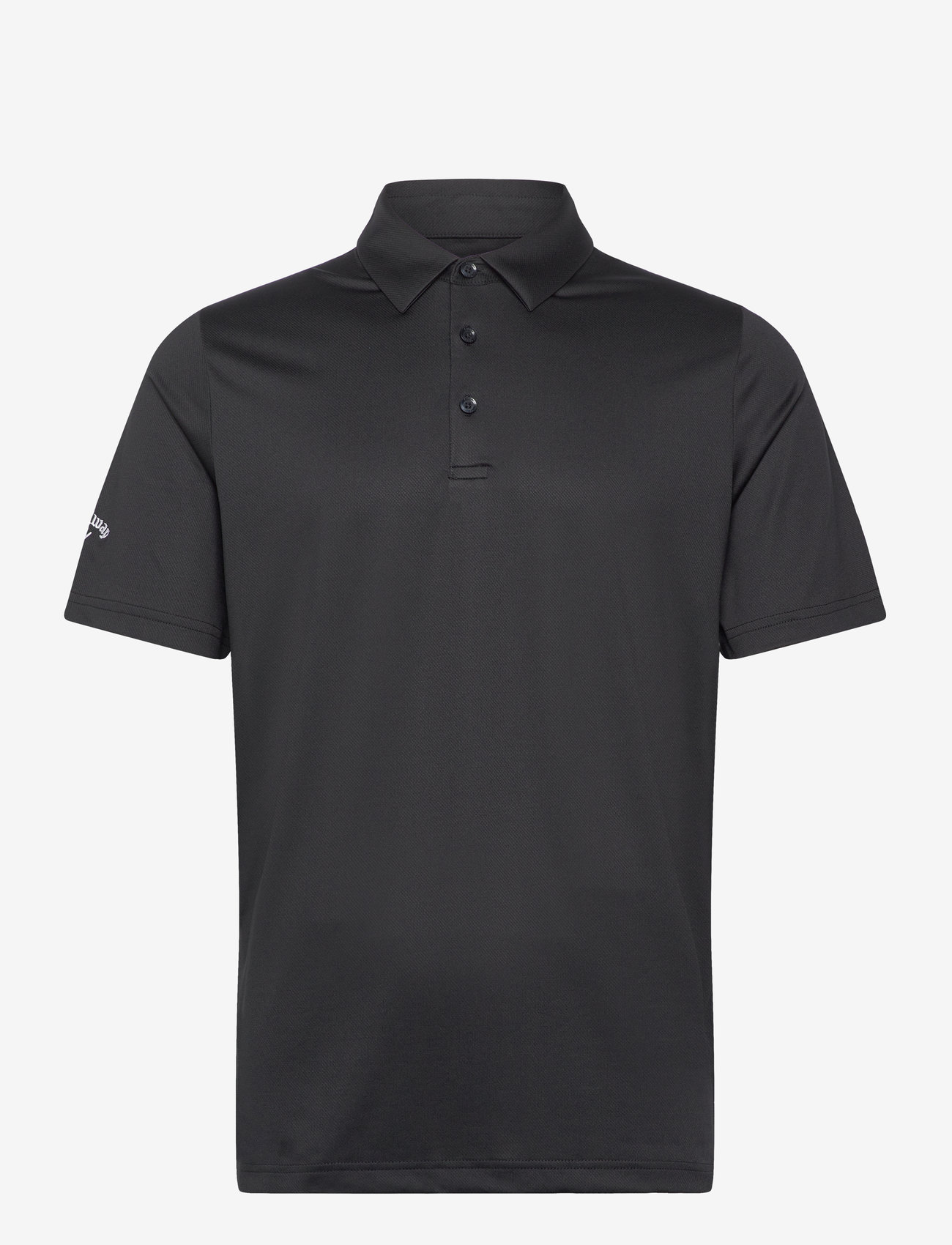 Callaway - Swingtech solid polo - toppe & t-shirts - caviar - 0