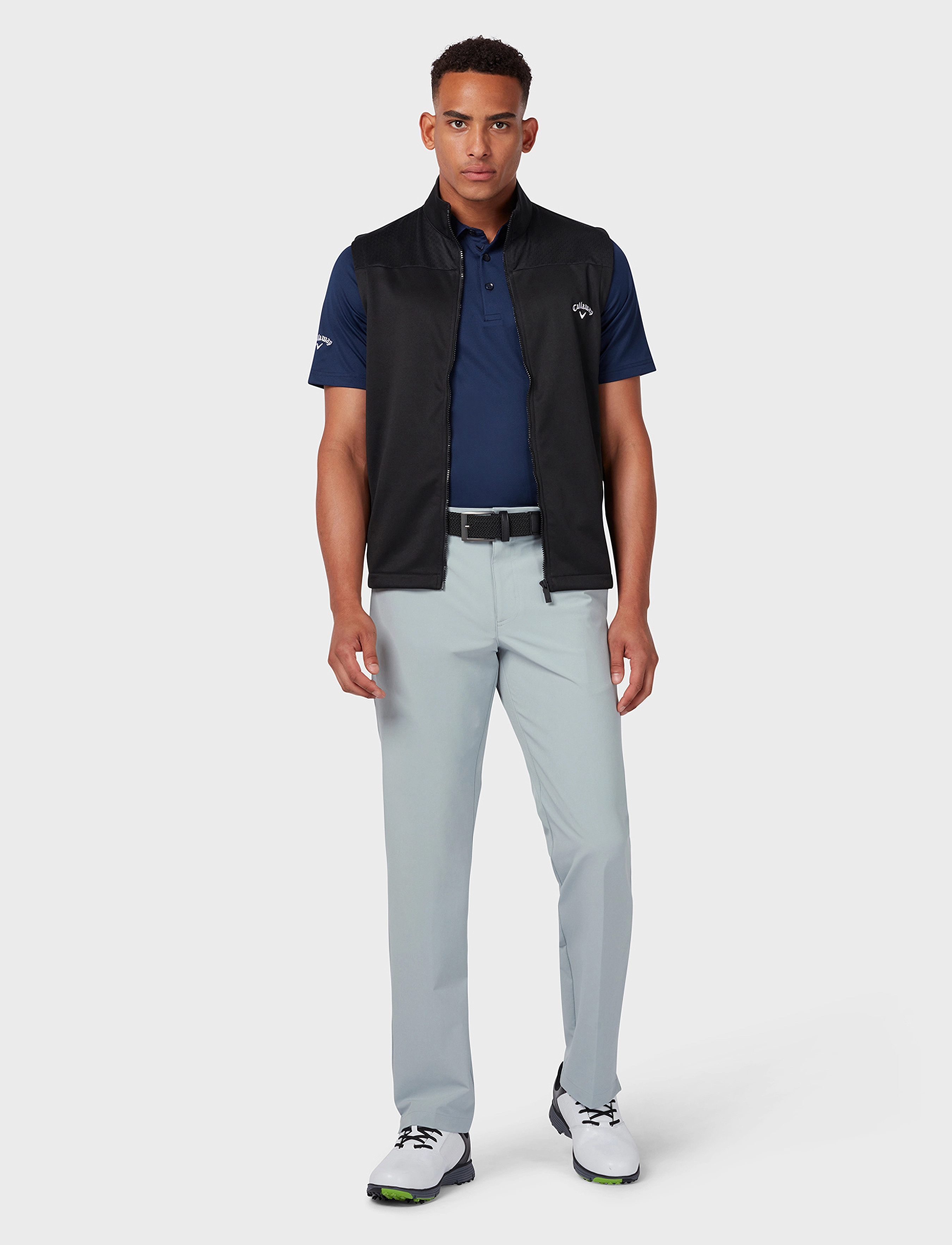 Callaway - Swingtech solid polo - lühikeste varrukatega polod - peacoat - 4