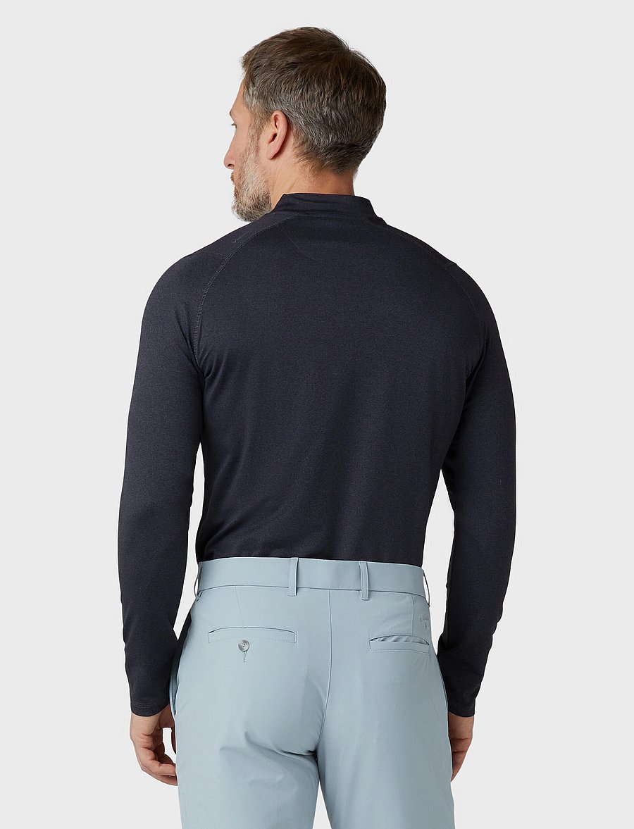 Callaway - Crew neck base layer - funktionsunterwäsche - oberteile - ebony heather - 3