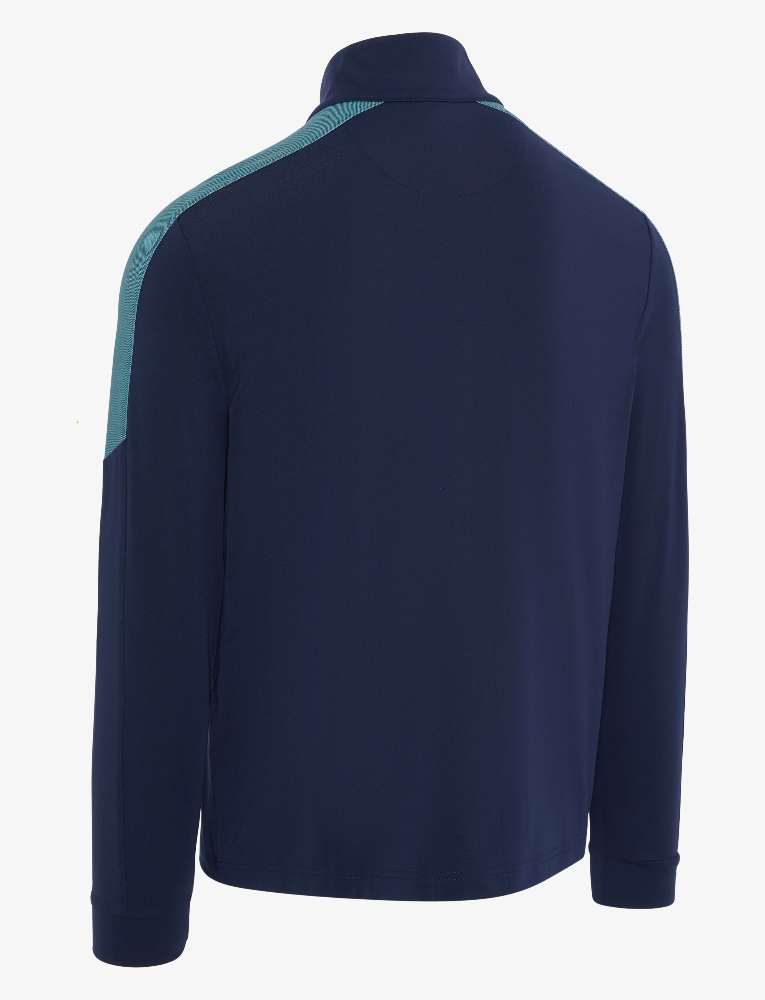 Callaway - 1/4 zip Blocked chev pullover - peacoat - 1