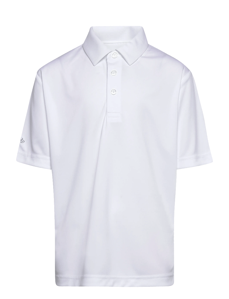 Callaway - Junior Unisex Polo - kurzärmelig - bright white - 0