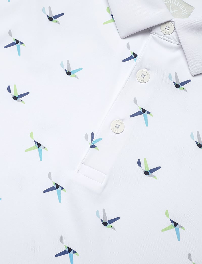 Callaway - All Over Birdie Polo - alussärgid ja t-särgid - bright white - 2