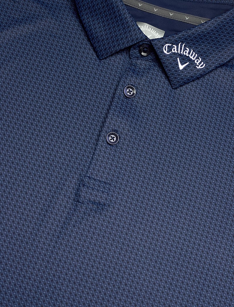 Callaway - Odyssey Print Polo - oberteile & t-shirts - peacoat - 2