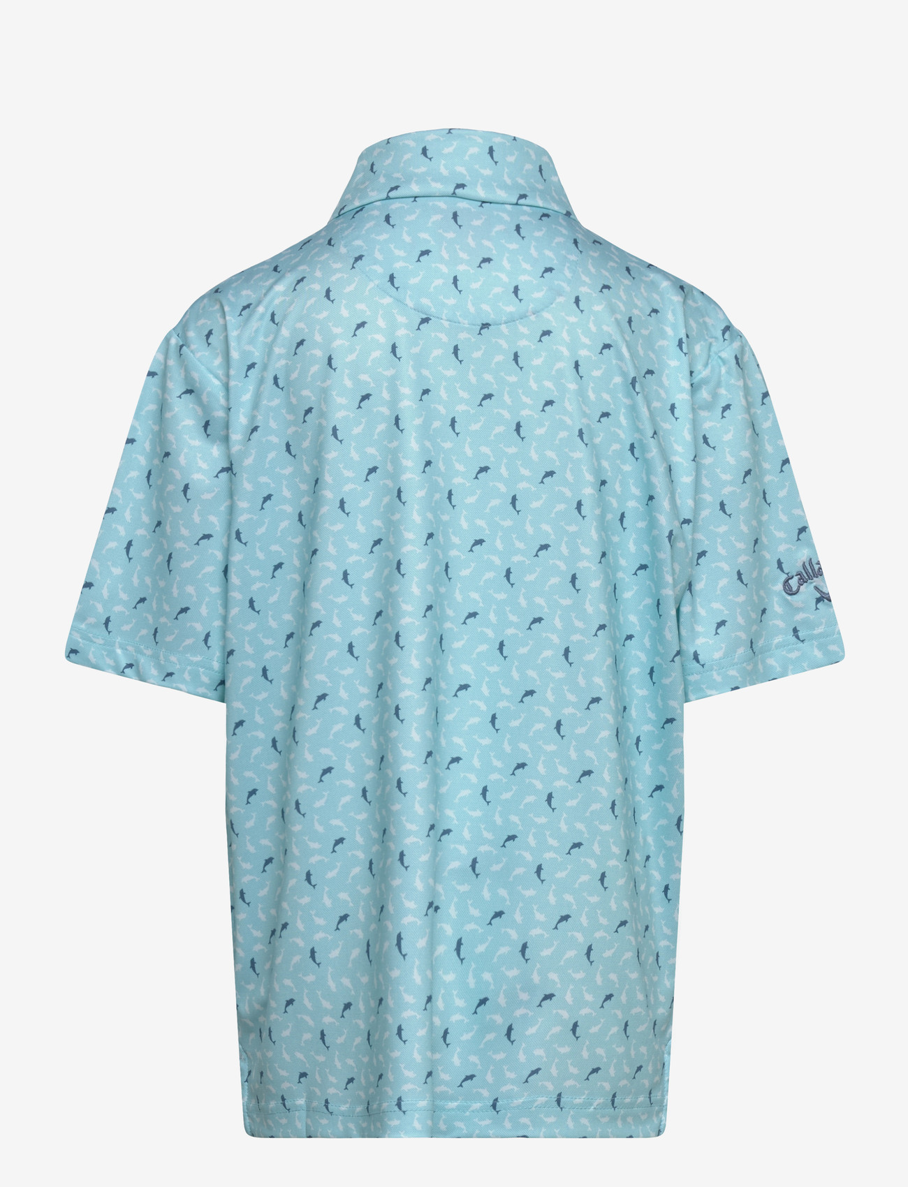 Callaway - Dolphin Texture Print Polo - poloer - blue radiance - 1
