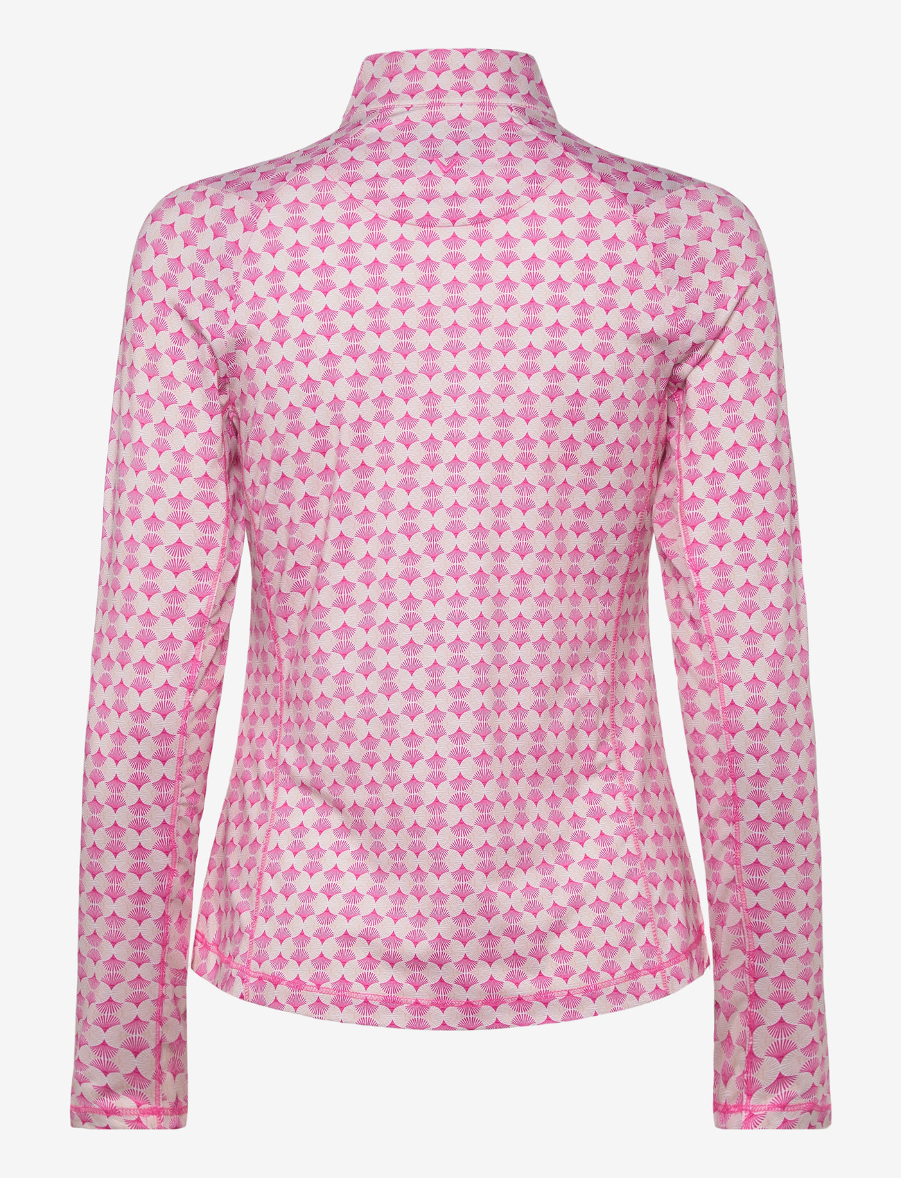 Callaway - Geo print sun protection 1/4 zip top - oberteile - fuchsia purple - 1