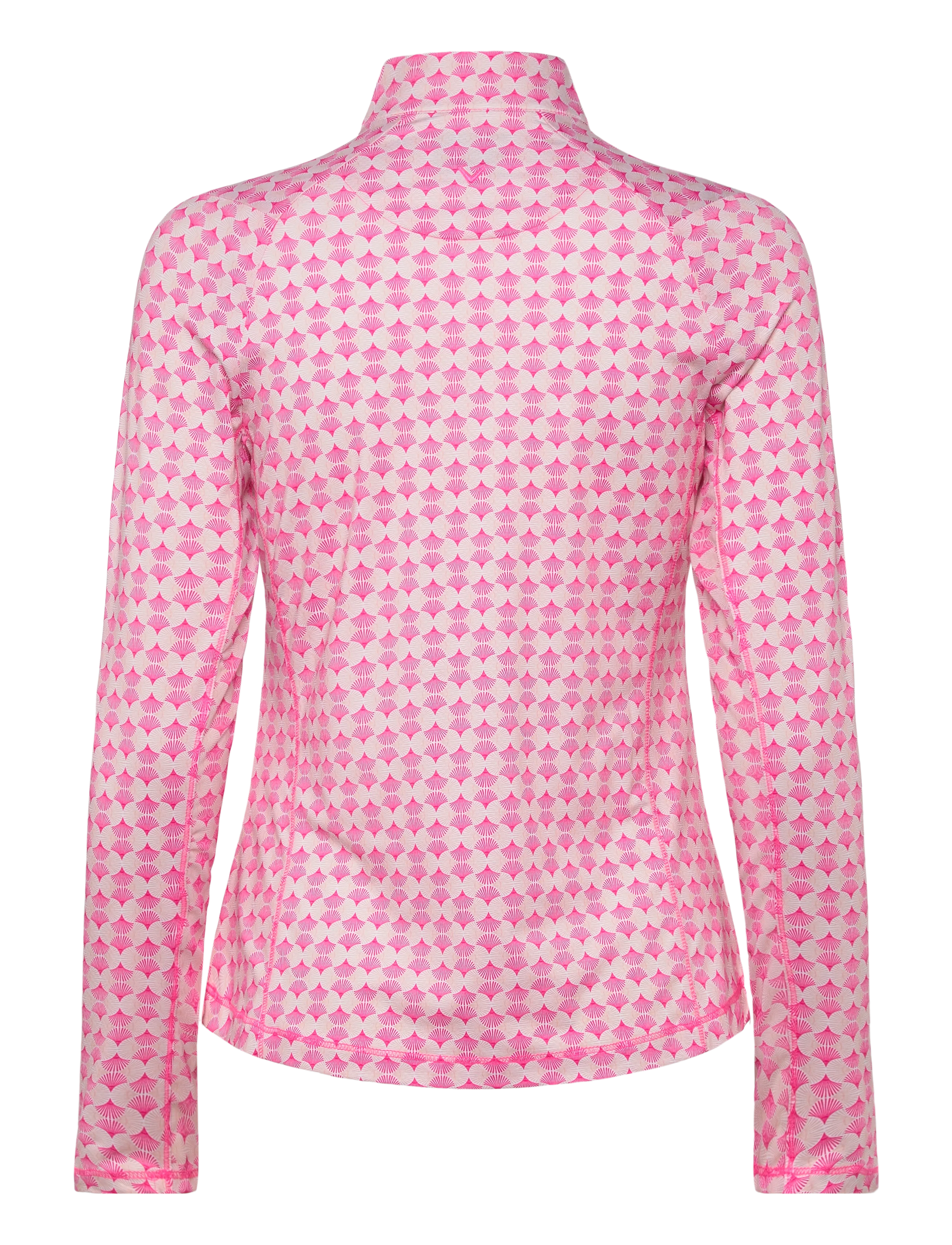 Callaway - Geo print sun protection 1/4 zip top - oberteile - fuchsia purple - 1