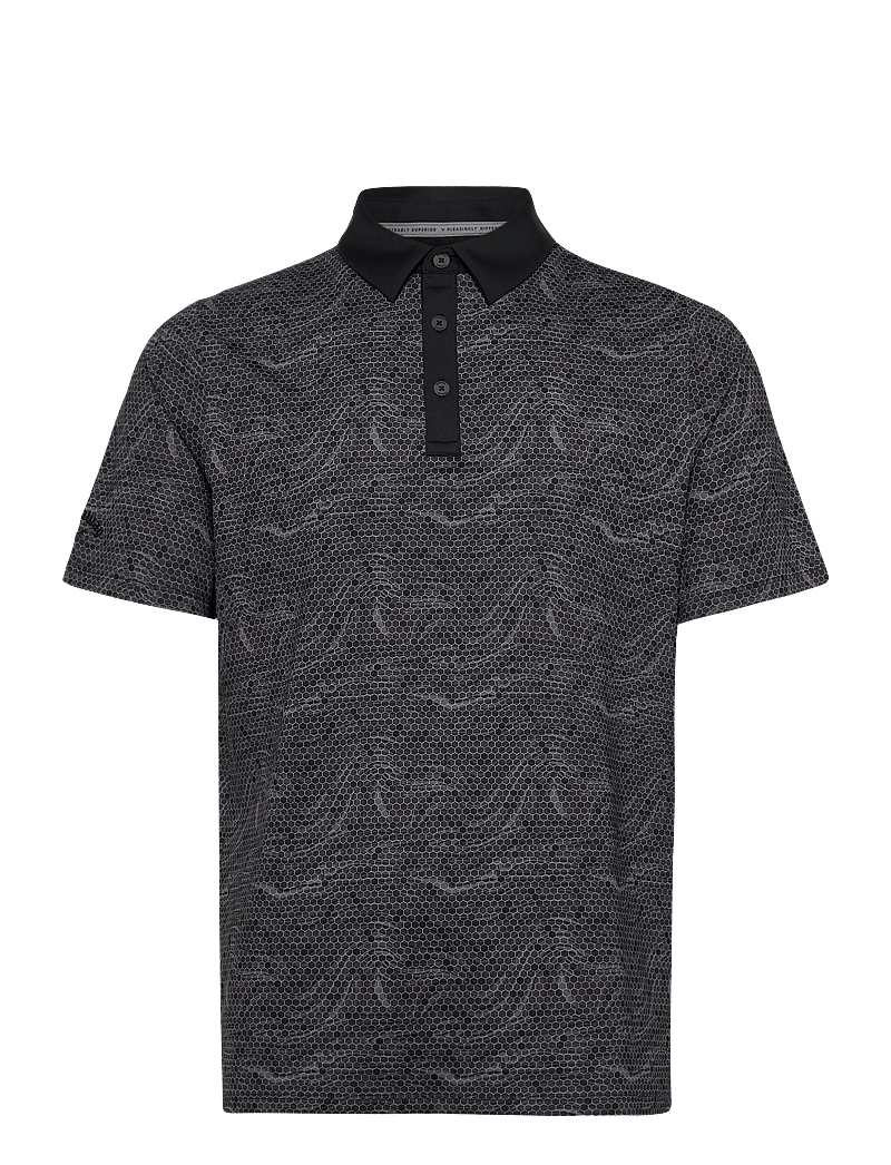Callaway - Hex marble print polo - polos - caviar - 0