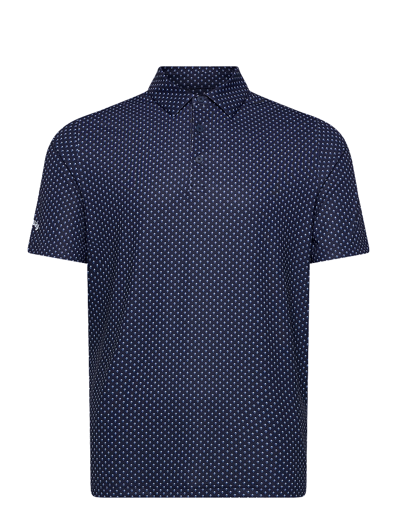 Callaway - Trademark chev polo - oberteile & t-shirts - peacoat - 0