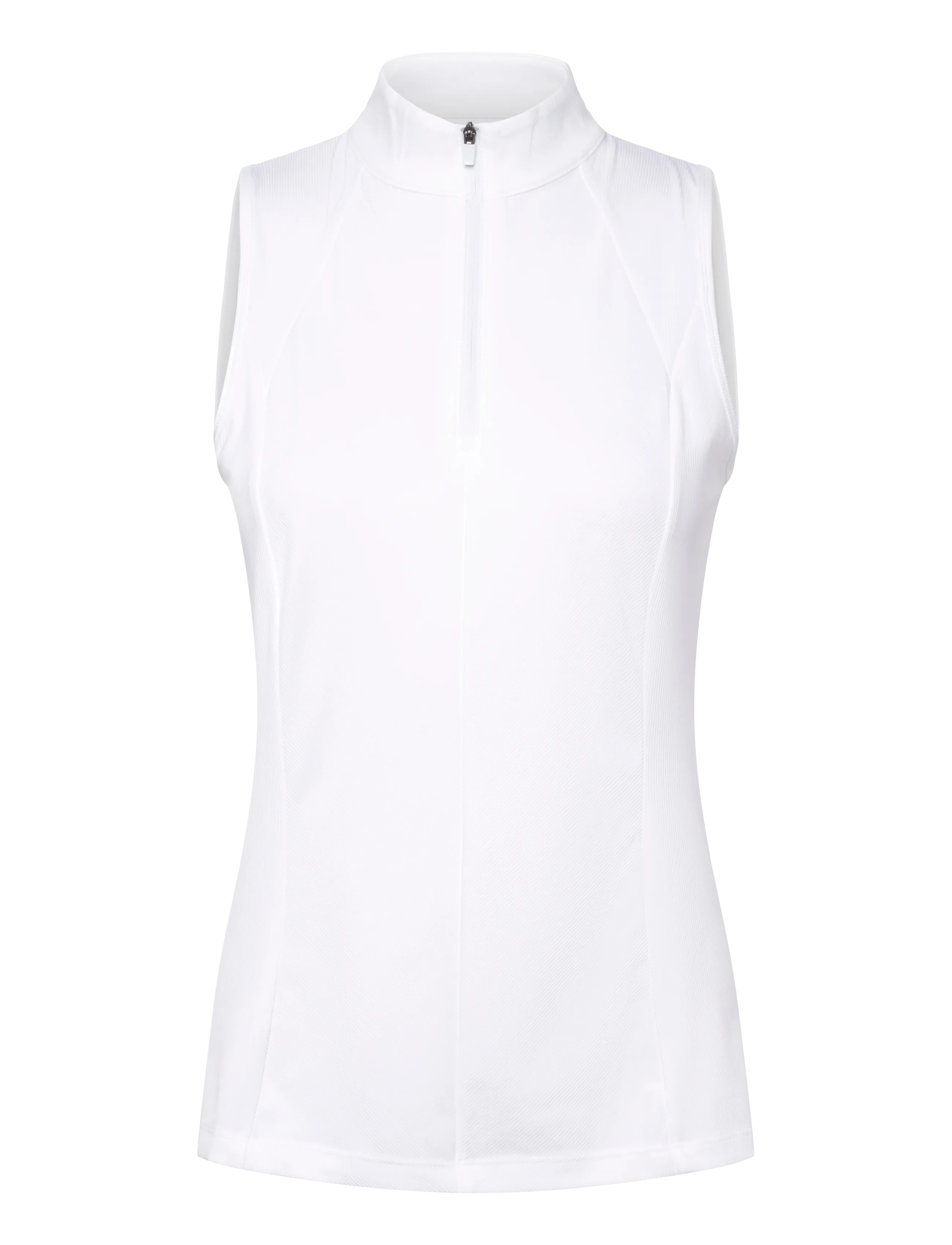 Callaway Ribbed Sleeveless Golf Polo - Nowosci - BRILLIANT WHITE / white