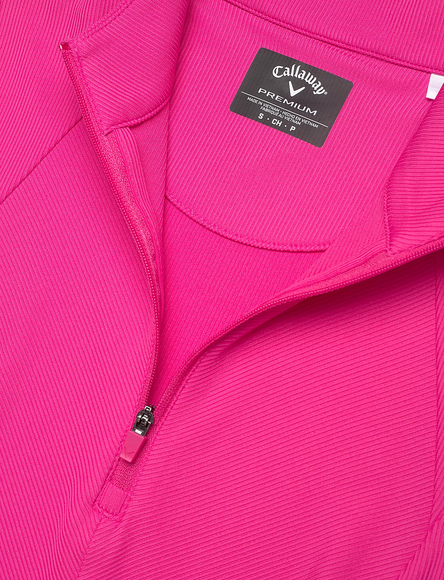 Callaway - Ribbed Sleeveless Golf Polo - alussärgid ja t-särgid - fuchsia purple - 2