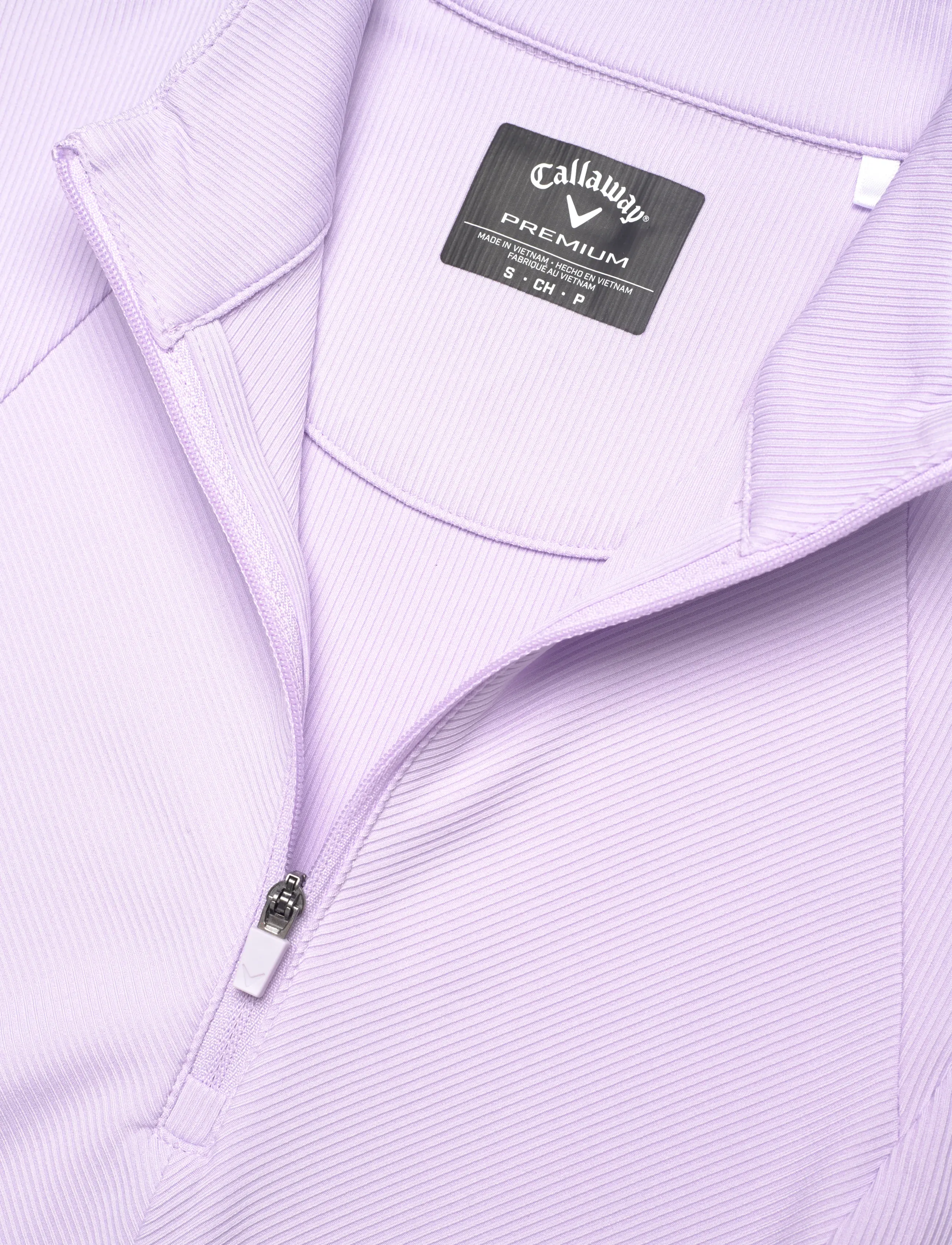 Callaway - Ribbed Sleeveless Golf Polo - alussärgid ja t-särgid - pastel lilac - 2