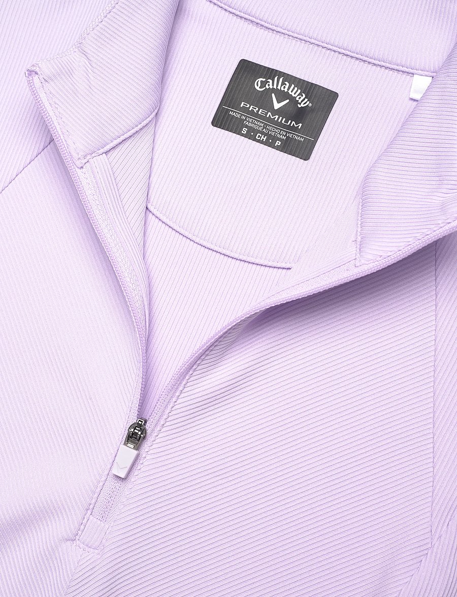 Callaway - Ribbed Sleeveless Golf Polo - alussärgid ja t-särgid - pastel lilac - 2