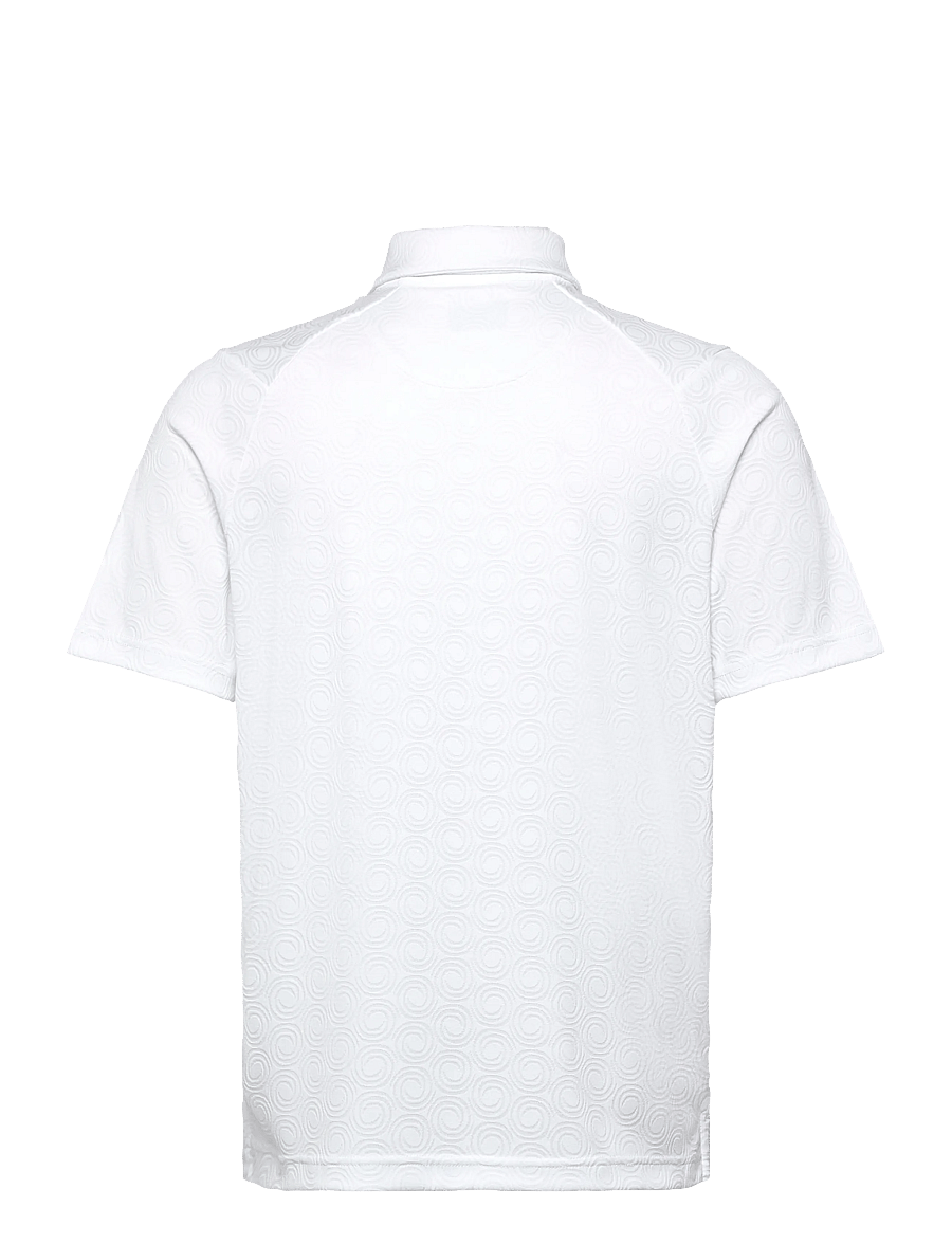 Callaway - odyssey block polo ventialted jacquard polo - toppe & t-shirts - bright white - 1