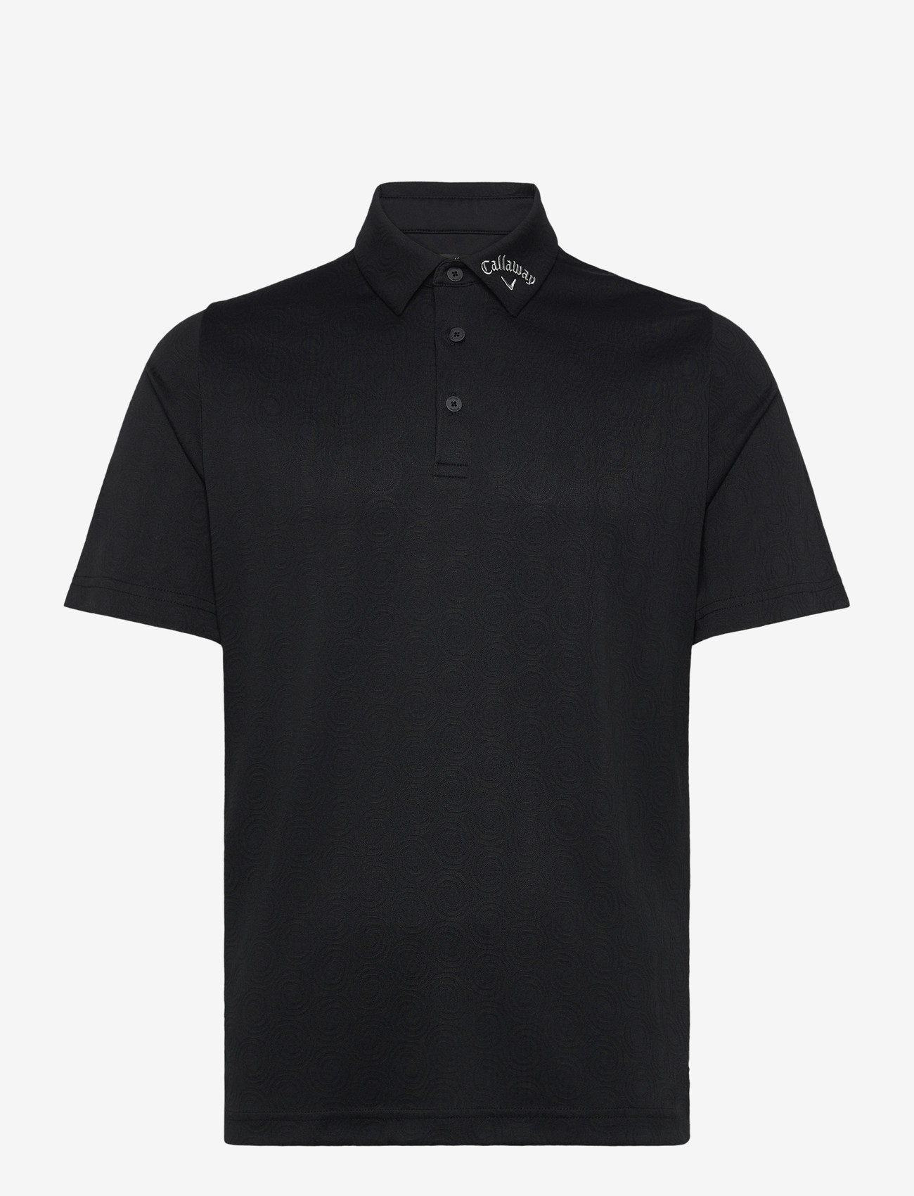 Callaway - odyssey block polo ventialted jacquard polo - topit & t-paidat - caviar - 0