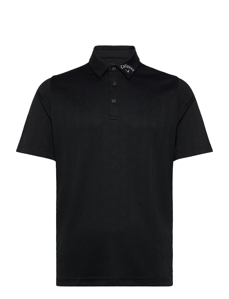 Callaway - odyssey block polo ventialted jacquard polo - topit & t-paidat - caviar - 0