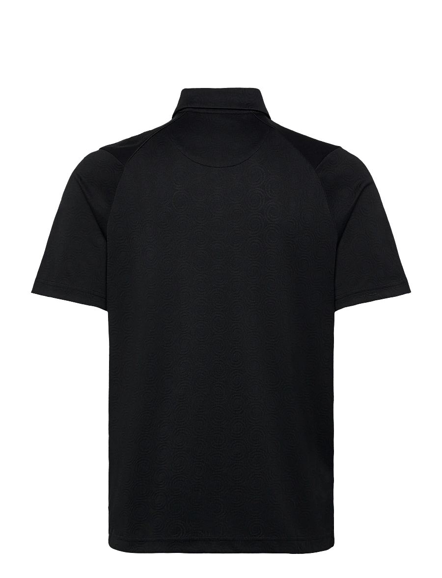 Callaway - odyssey block polo ventialted jacquard polo - toppar & t-shirts - caviar - 1