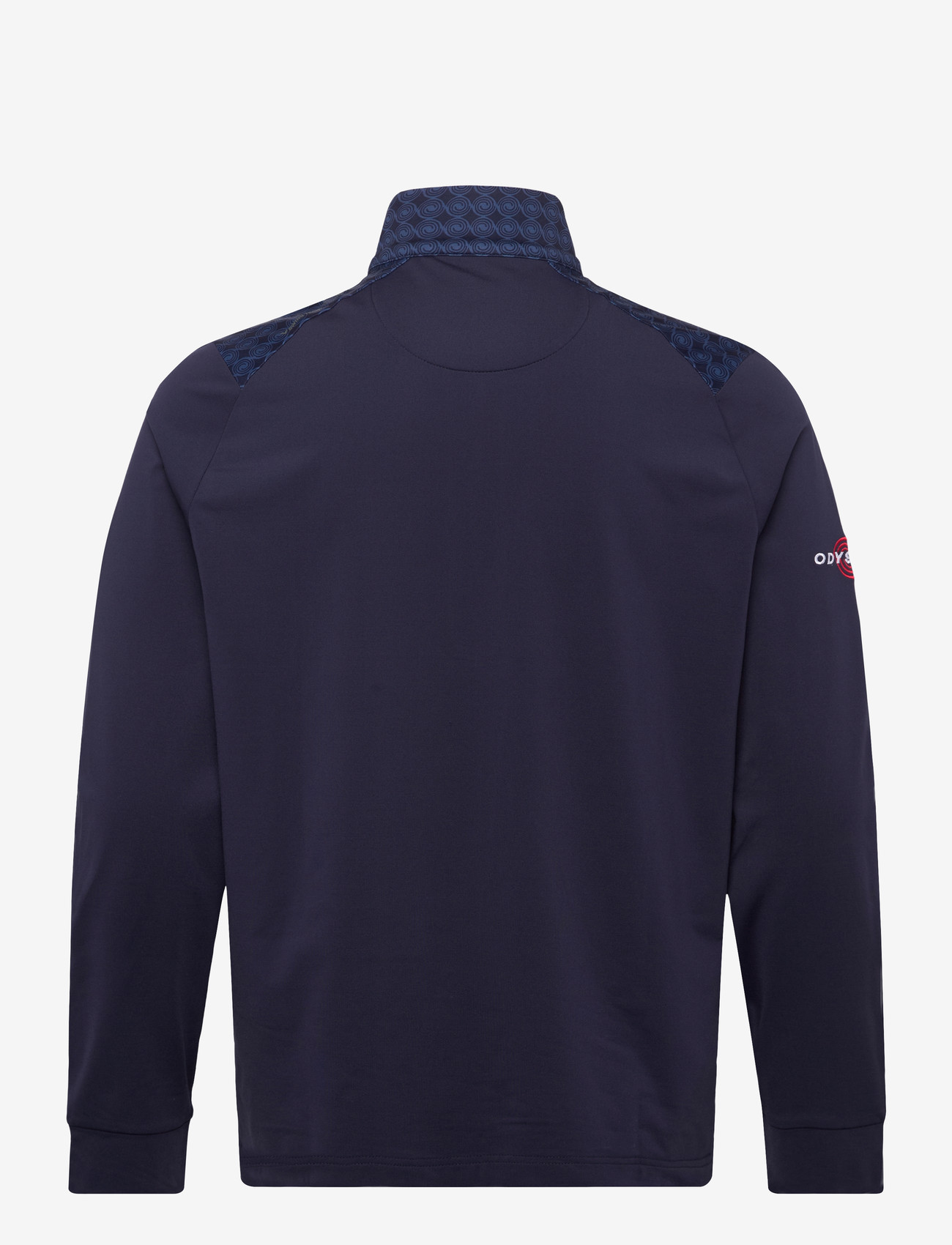 Callaway - 1/4 ZIP PRINTED BLOCK PULLOVER WITH ODYSSET LOGO - kampsunid ja vahekihid - peacoat - 1