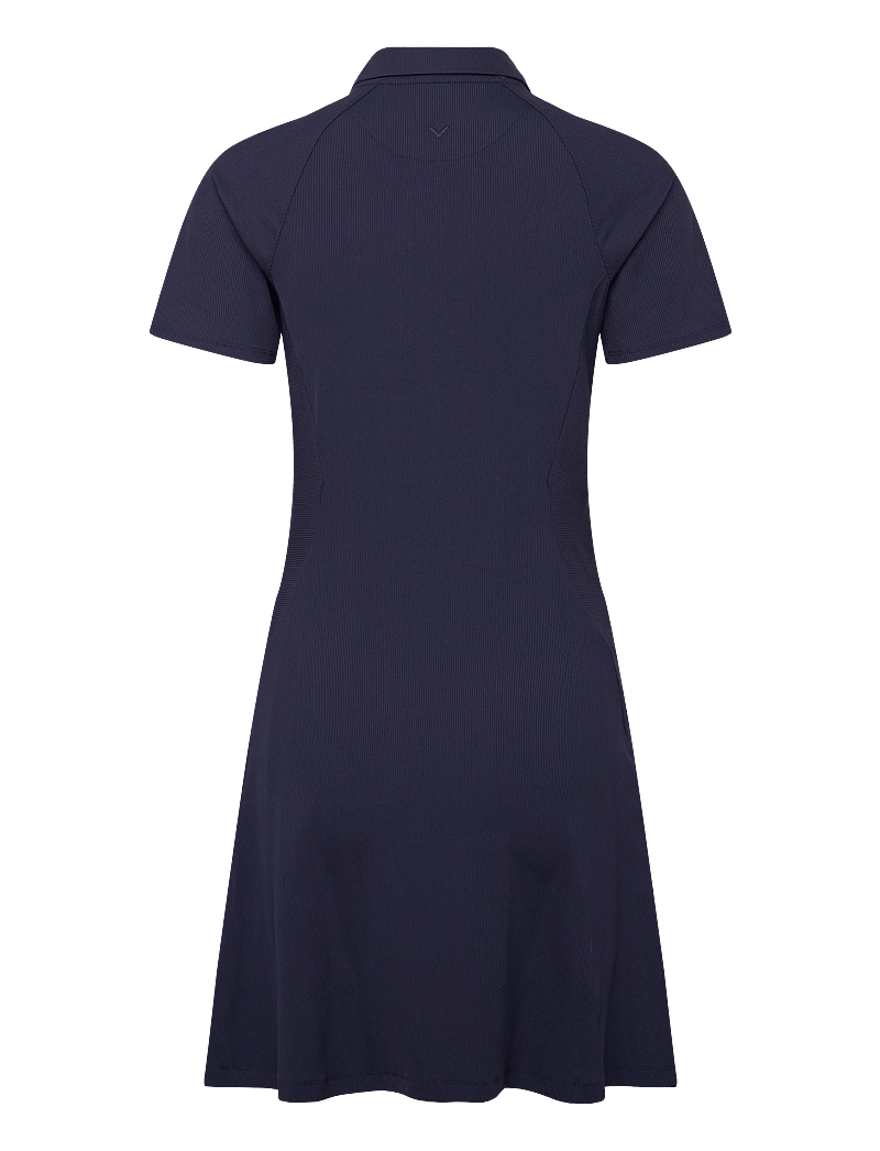 Callaway - RIBBED DRESS WITH COMPRESSION SHORTS - kjoler & nederdele - peacoat - 1
